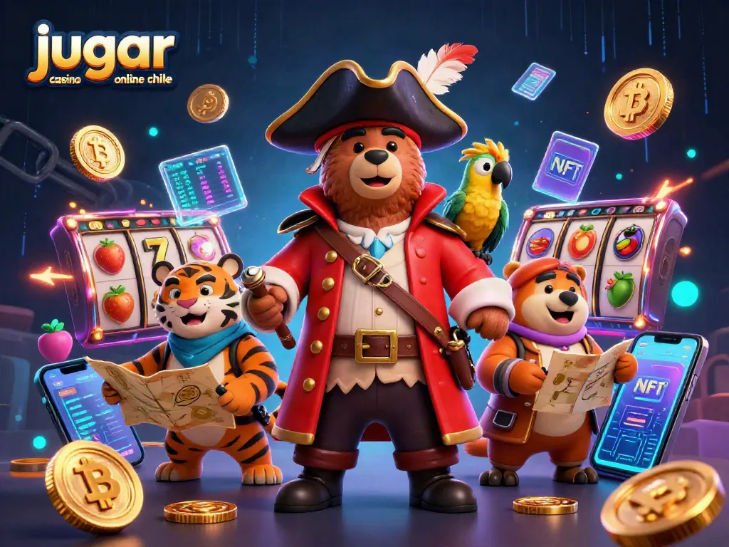 Jugar en casino online en Chile con tragamonedas dinámicas y elementos vibrantes.