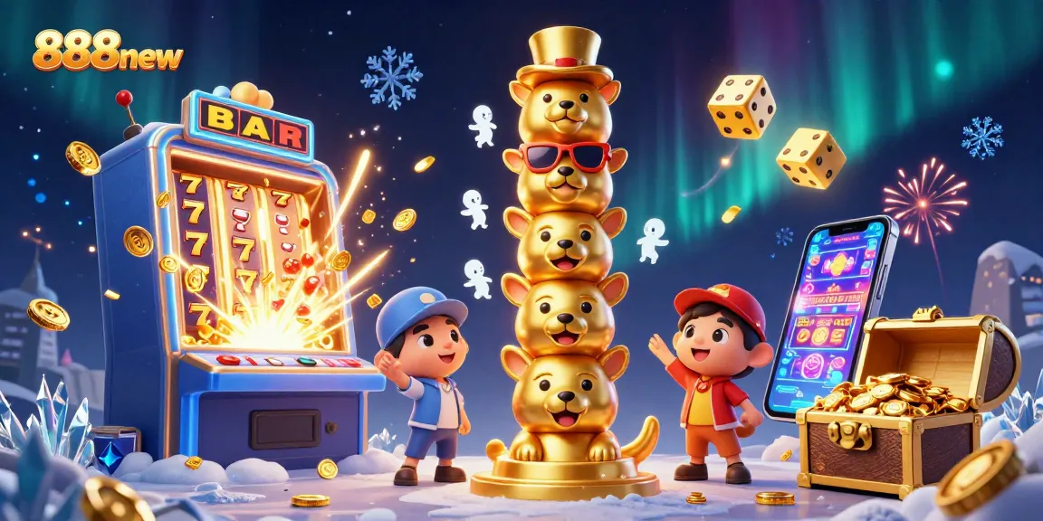 Experience thrilling wins with 888new's vibrant casino scene, showcasing dynamic slot machine action.