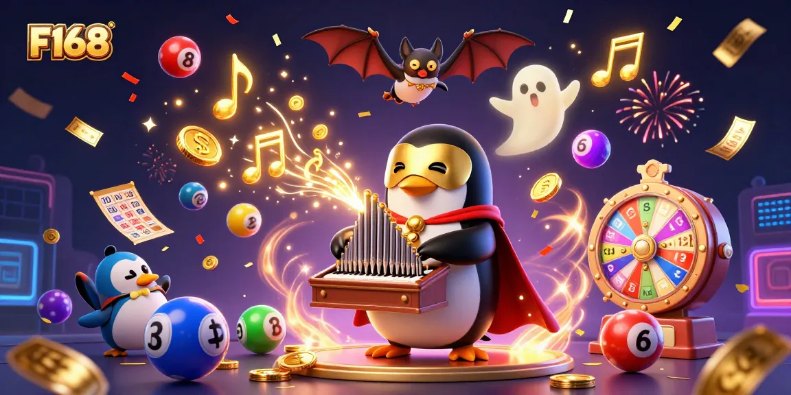 Experience captivating gameplay with F168 as the penguin creates a fortune through golden notes and coins.