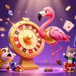 Experience the excitement with 23Win’s vibrant 3D casino scene filled with jackpots and prizes.