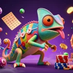 Experience the thrill of best no deposit bonus australia with vibrant lottery elements and a dynamic chameleon casino owner.