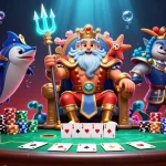 Win big at online casinos in Australia with Neptune and his samurai in a vibrant poker scene.
