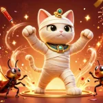 Spin the reels of luck with OPEN 88, featuring a vibrant casino scene with Egyptian themes.