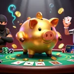 Experience thrilling action with KO66 as a golden piggy bank sumo stomps and coins fly.