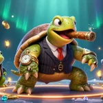 Immerse in the excitement of 69VN com as a snapping turtle in a mobster suit leads a dynamic casino scene.